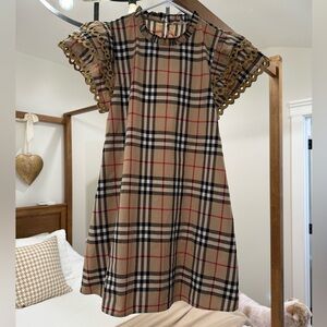 JODIFL Classic Checkered Button Down in Tan and Black